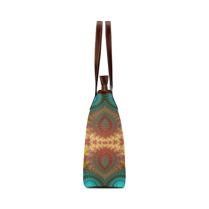 Shoulder Tote Fractal Bag (Model1646)