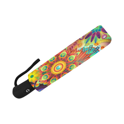 Anti-UV Automatic Sunny Umbrella (Underside Printing)