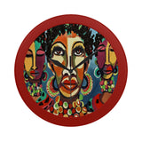 Wall Clock African Women (3 colors)