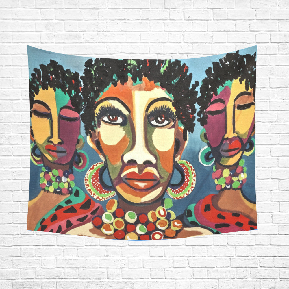 Wall Tapestry African Women 60"x 51"