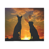 Wall Tapestry Dogs Horizon 60"x 51"