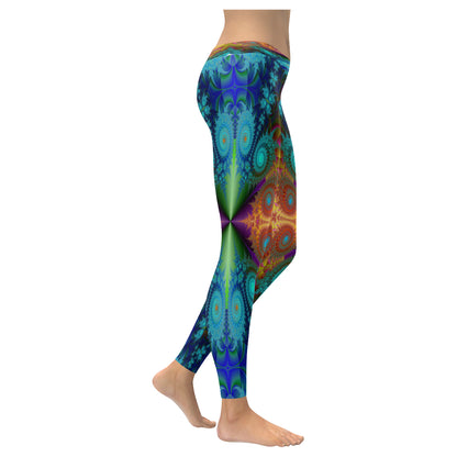 Women's Leggings Fractal (Made in USA)