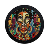 Wall Clock African Women (3 colors)