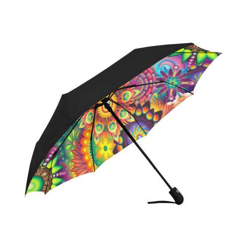 Anti-UV Automatic Sunny Umbrella (Underside Printing)