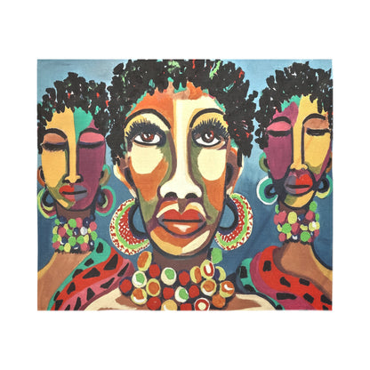 Wall Tapestry African Women 60"x 51"