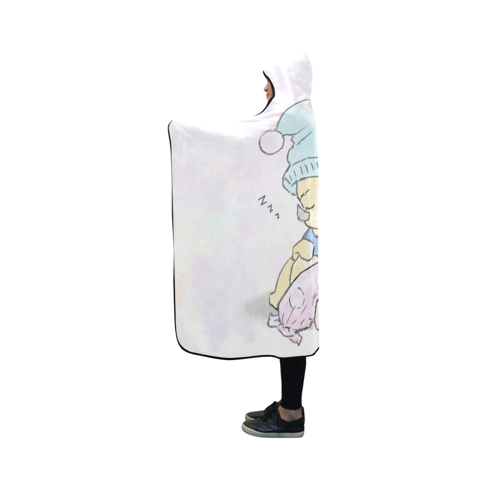 FOX PRODUCTS- Hooded Blanket A Nap 50"x40"