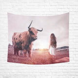 FOX PRODUCTS- Wall Tapestry 60"x 51" Bull Whisperer