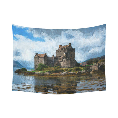 FOX PRODUCTS- Wall Tapestry The Castle 80"(W) x 60"(H)