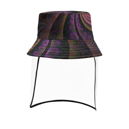 Women's Bucket Wonderland Hat With Removable Protective Face Shield