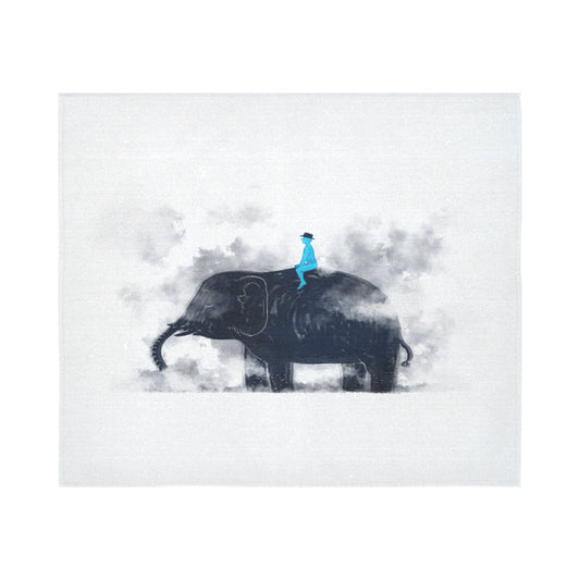 FOX PRODUCTS- Wall Tapestry The Elephant And The Man 60"x51"