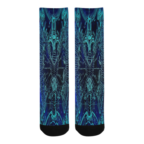 FOX PRODUCTS- Crew Socks Classic Sublimated -The Blue Fight