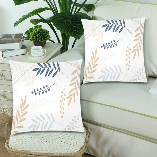 FOX PRODUCTS- Throw Pillow Cover The Fern Grows 18"x18" (Twin Sides) (Set of 2)