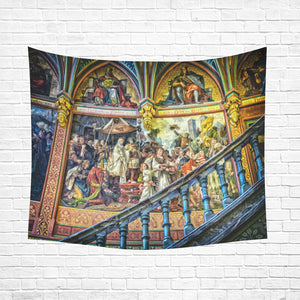 Wall Tapestry Cathedral Mural 60"x 51"