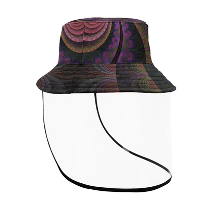 Women's Bucket Wonderland Hat With Removable Protective Face Shield
