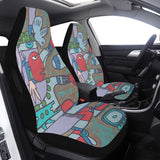 Car Seat Cover Xiuhtecuhtli Aztec God of Fire Airbag Compatible (Set of 2)