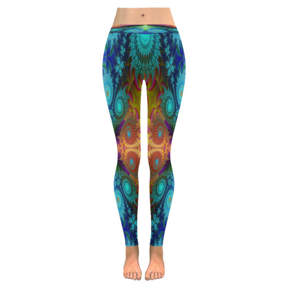 Women's Leggings Fractal (Made in USA)