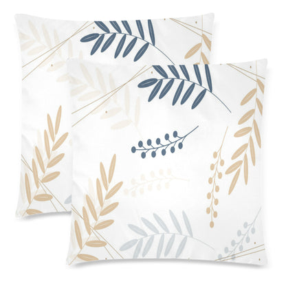 FOX PRODUCTS- Throw Pillow Cover The Fern Grows 18"x18" (Twin Sides) (Set of 2)