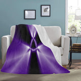 FOX PRODUCTS- Ultra-Soft Micro Fleece Blanket 60" x 80" The Purple Attack