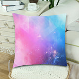 FOX PRODUCTS- Throw Pillow Cover 18"x 18" (Twin Sides) (Set of 2) Pixel Galaxy