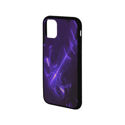 FOX PRODUCTS- Laser Style Rubber Case For Iphone 11 (6.1") Purple Strike