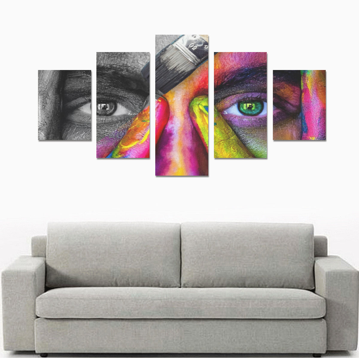 FOX PRODUCTS- Canvas Wall Art Prints (No Frame) 5-Pieces/Set B Cover Of color