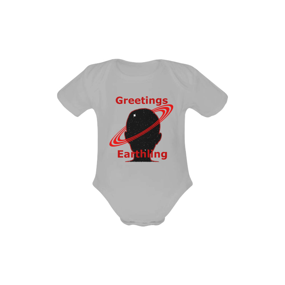 Short Sleeve Greetings Earthling One Piece