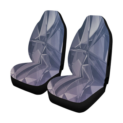FOX PRODUCTS - Car Seat Cover Airbag Compatible - "Shattered Reality" - (Set of 2)
