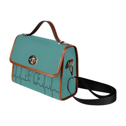 FOX PRODUCTS- Waterproof Canvas Bag "Peace" (All Over Print) (Model 1641)