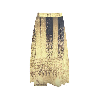 Women's Crepe Faded Top Keys Skirt (Model D16)