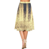 Women's Crepe Faded Top Keys Skirt (Model D16)