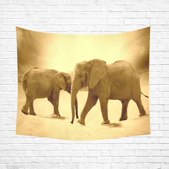 Wall Tapestry Elephants 60