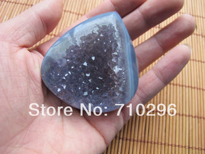 Amazing Natural Agat e Geode drusy Supper large drusy Geodes 60mm,High quality,Limtied Samples