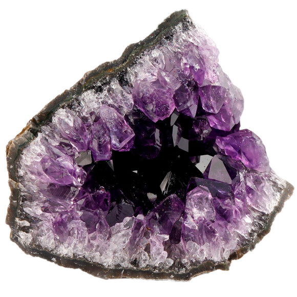 TUMBEELLUWA 1Pc Natural Purple Quartz Cluster Geode Crystal Healing Metaphysical Meditation Chakra Reiki Gem stone (100g-150g)