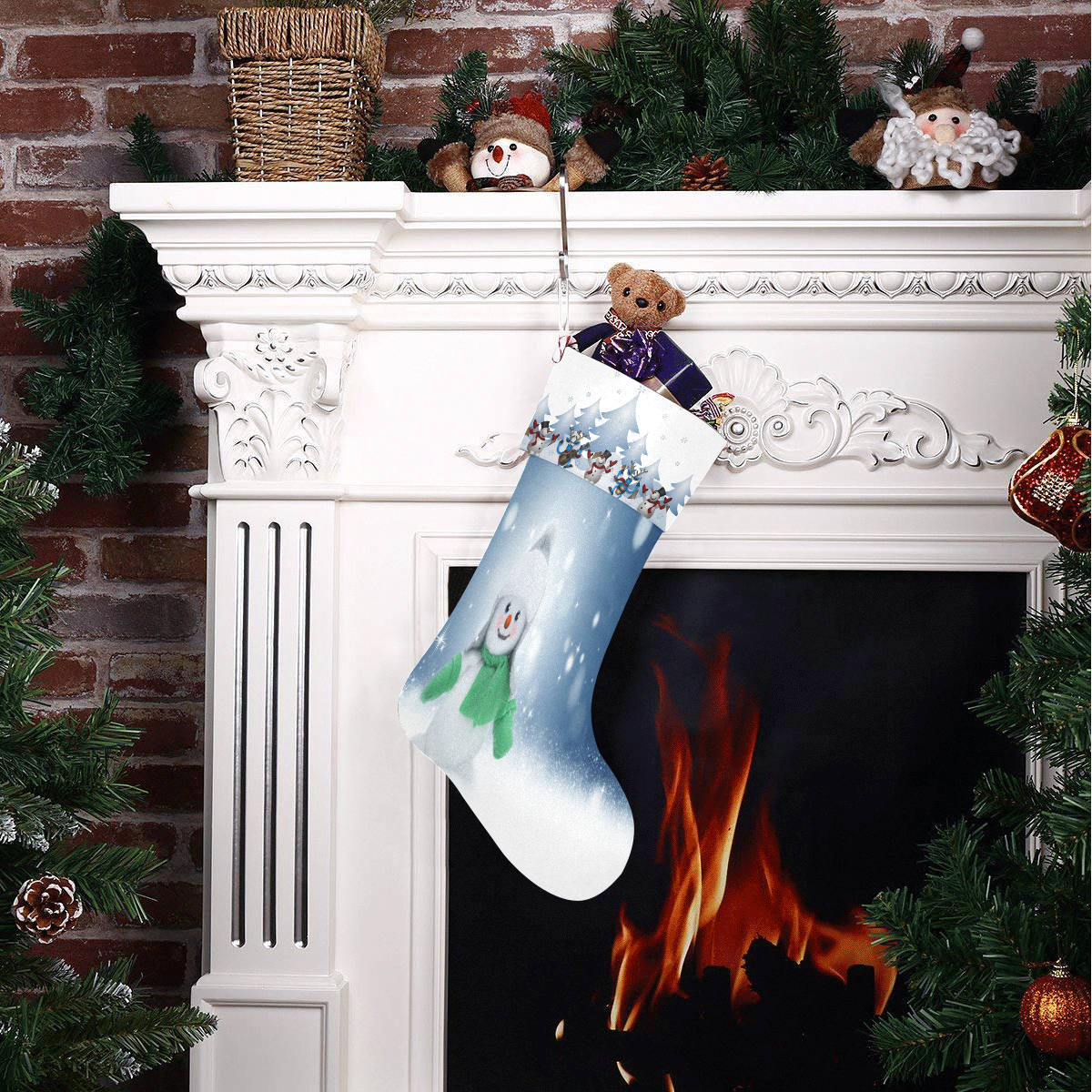 Christmas Stocking Snowman